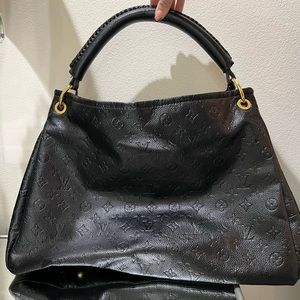 Black luxury bag